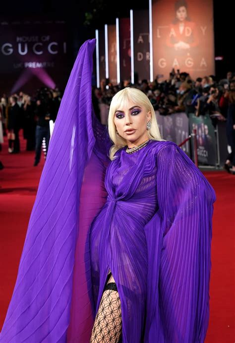 lady gaga gucci premiere dress